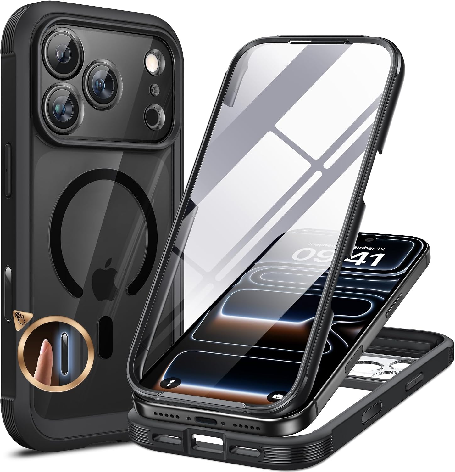 Detalle de Miracase iPhone 18 Pro Max Case, 6.9-Inch Full-Body Protection with MagSafe