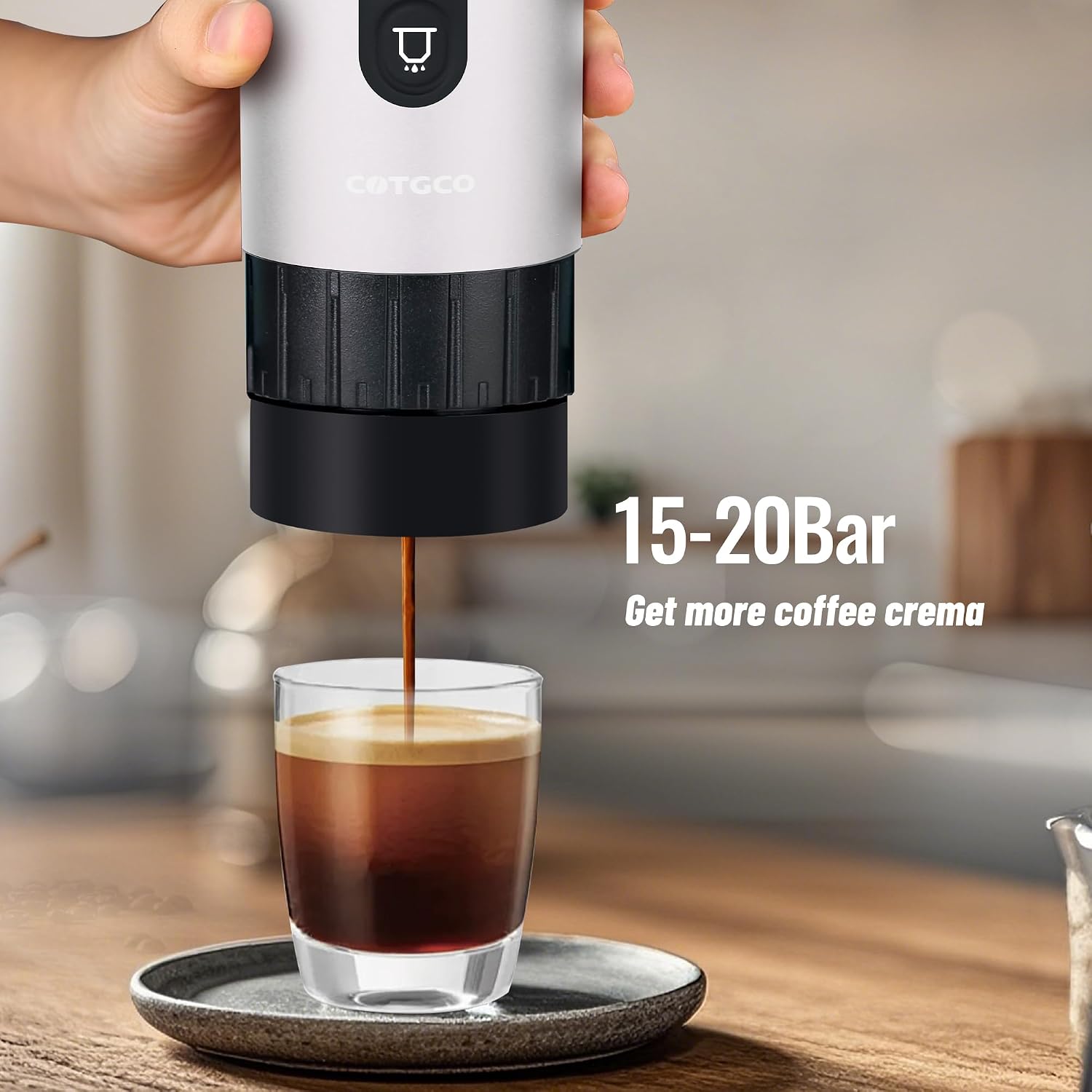 Thumbnail 4 de COTGCO Cafetera Portátil 12V para Viajar 🚗 - Espresso en Ruta