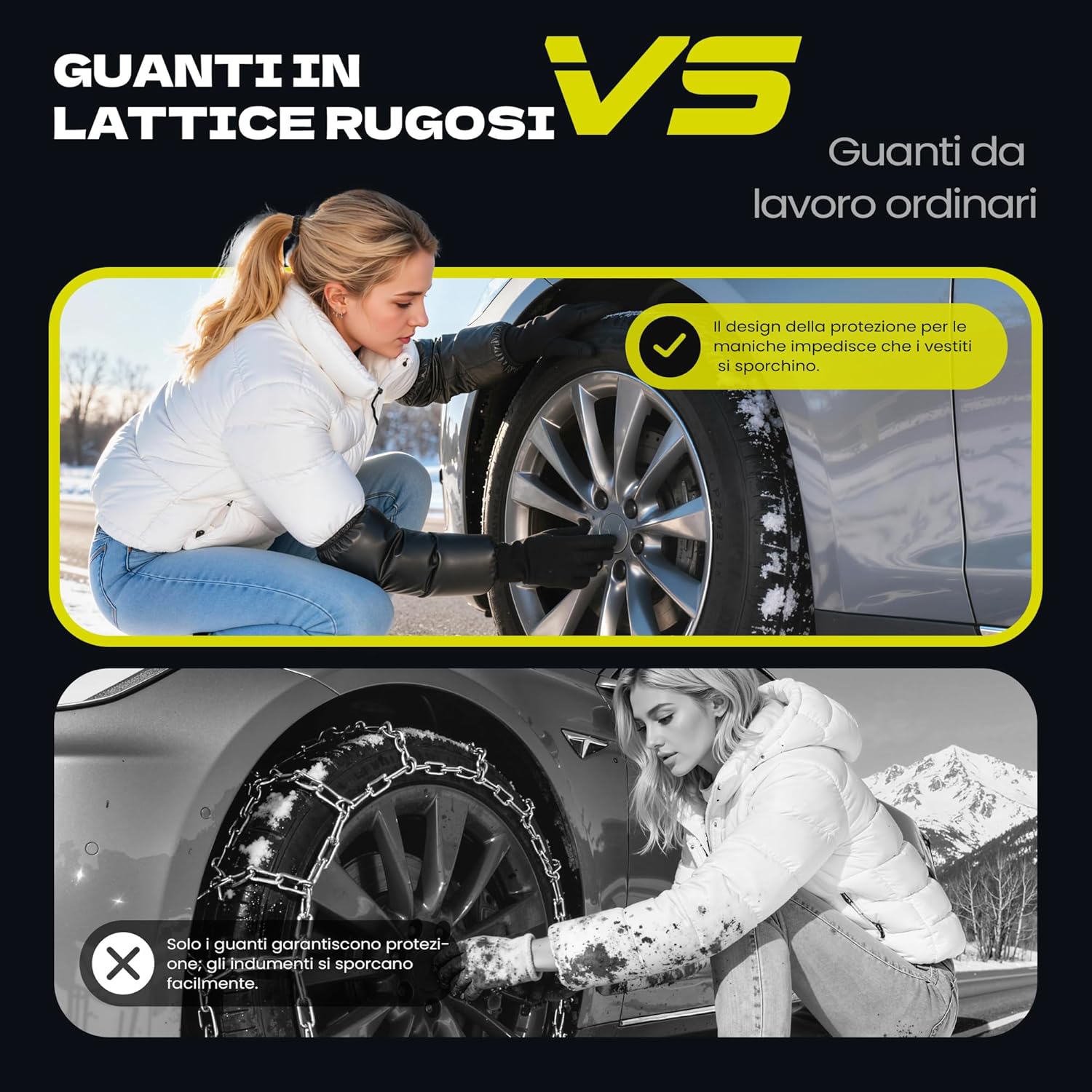 Thumbnail 1 de Suriwee Textil Schneeketten 2er Kit 🚗