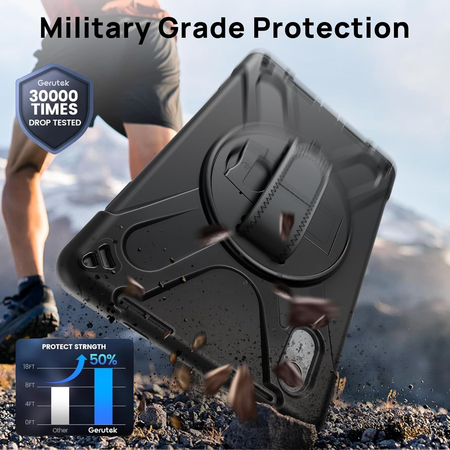 Thumbnail 3 de Gerutek Case for Lenovo Idea Tab 11 inch 2025 – 360° Rotating Rugged Case