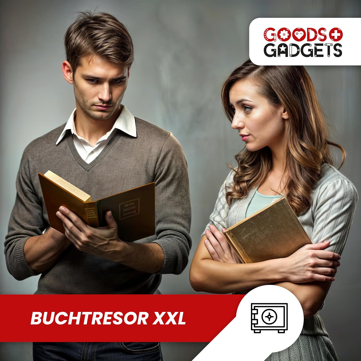 Thumbnail 6 de GOODS+GADGETS 25457402 Book Safe, 24 x 15 cm, Key Lock, Steel Walls