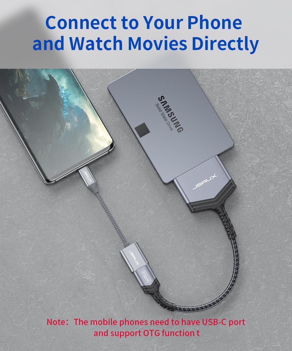 Thumbnail 6 de Adattatore SATA USB 3.0 JSAUX per unità da 2,5" – velocità 5 Gbps, design compatto e Plug & Play