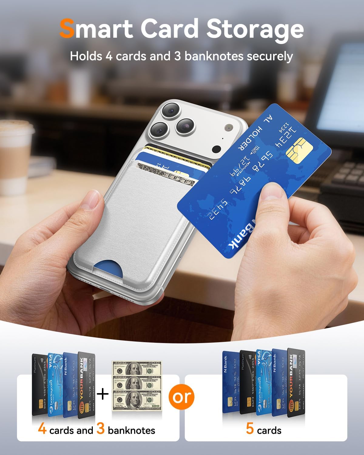 Detalle 2 de MagSafe Wallet 0.25 inch slim 5 card
