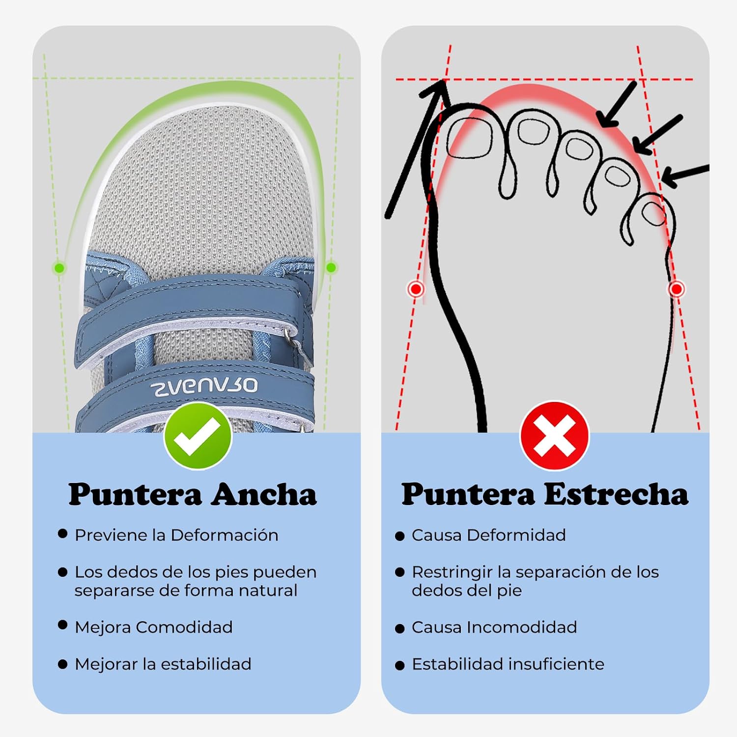 Thumbnail 1 de SAGUARO Zapatillas Barefoot Niños Zero‑Drop Gr.25-35