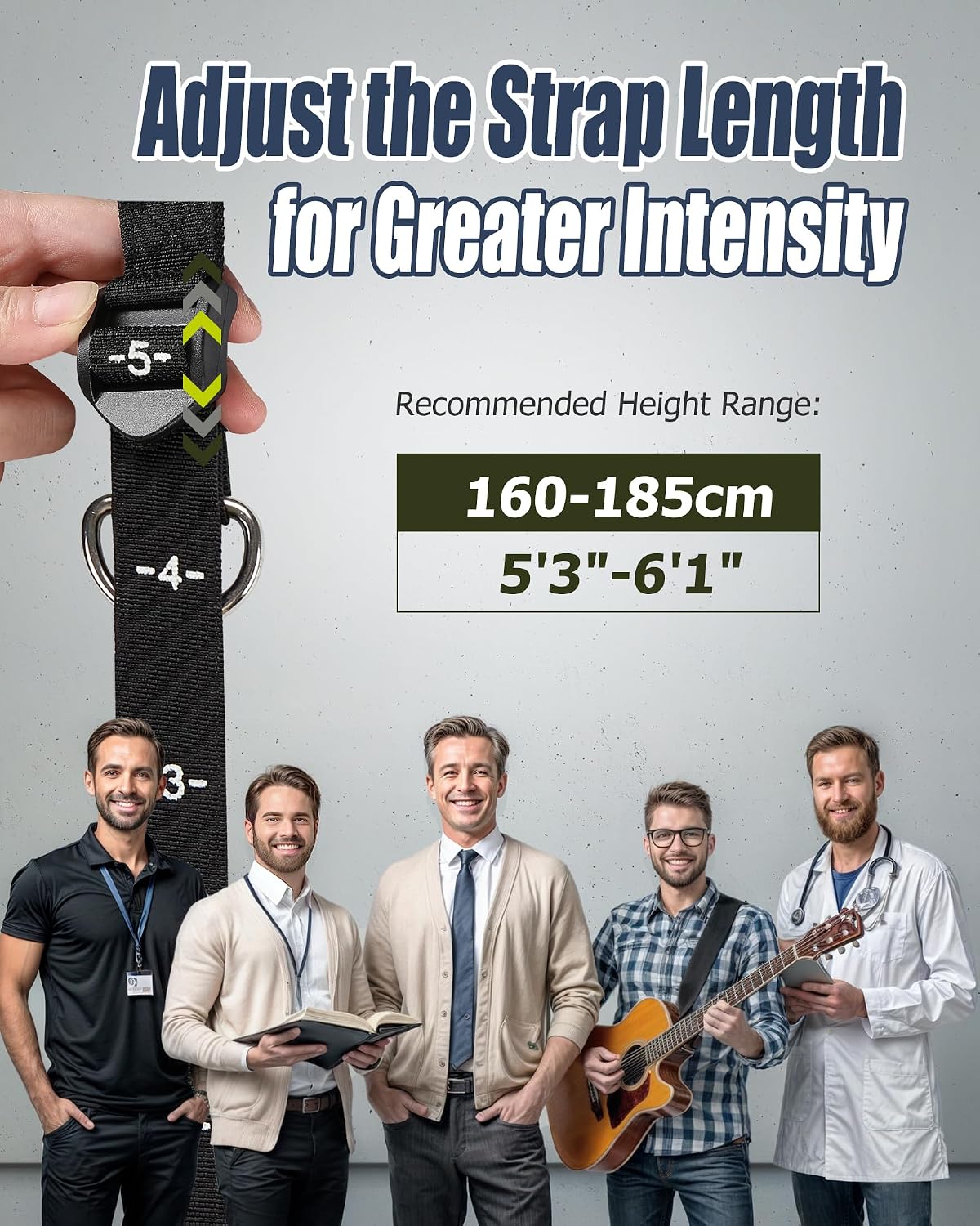 Detalle 2 de ALongSong Resistance Band Set with Handle 20-240Lbs 💪