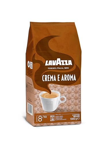 Detalle 2 de Lavazza Caffè Crema e Aroma – Arabica & Robusta, mittlere Röstung, 1 kg