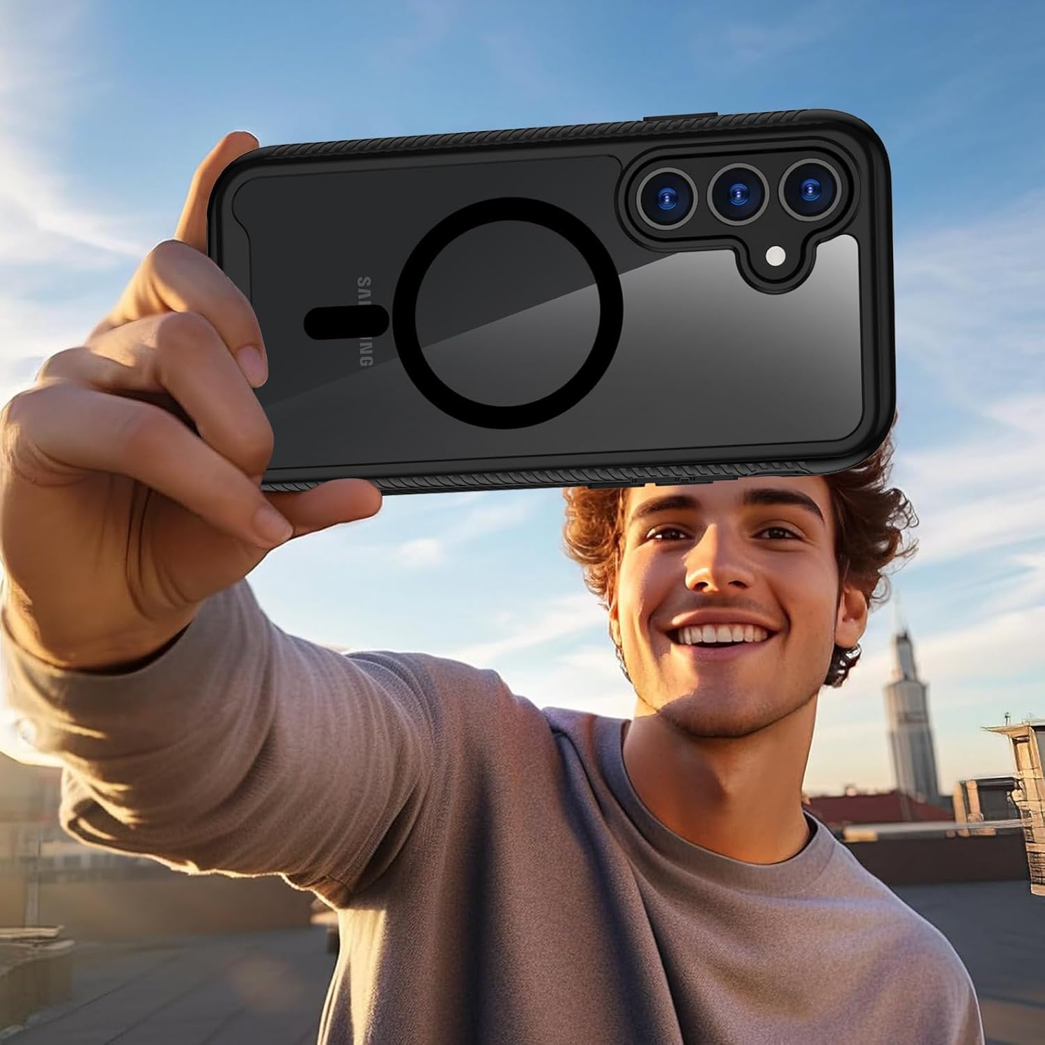 Thumbnail 5 de XTCASE Coque magnétique 360° pour Samsung Galaxy A17/A16/A26 – Protection écran intégrée et antichoc