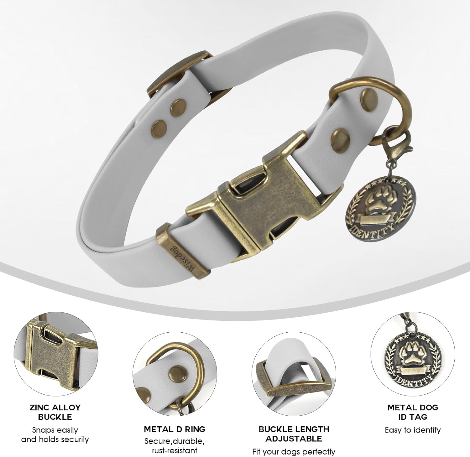 Detalle de Wisedog Dog Collar, XS 8.5"-12
