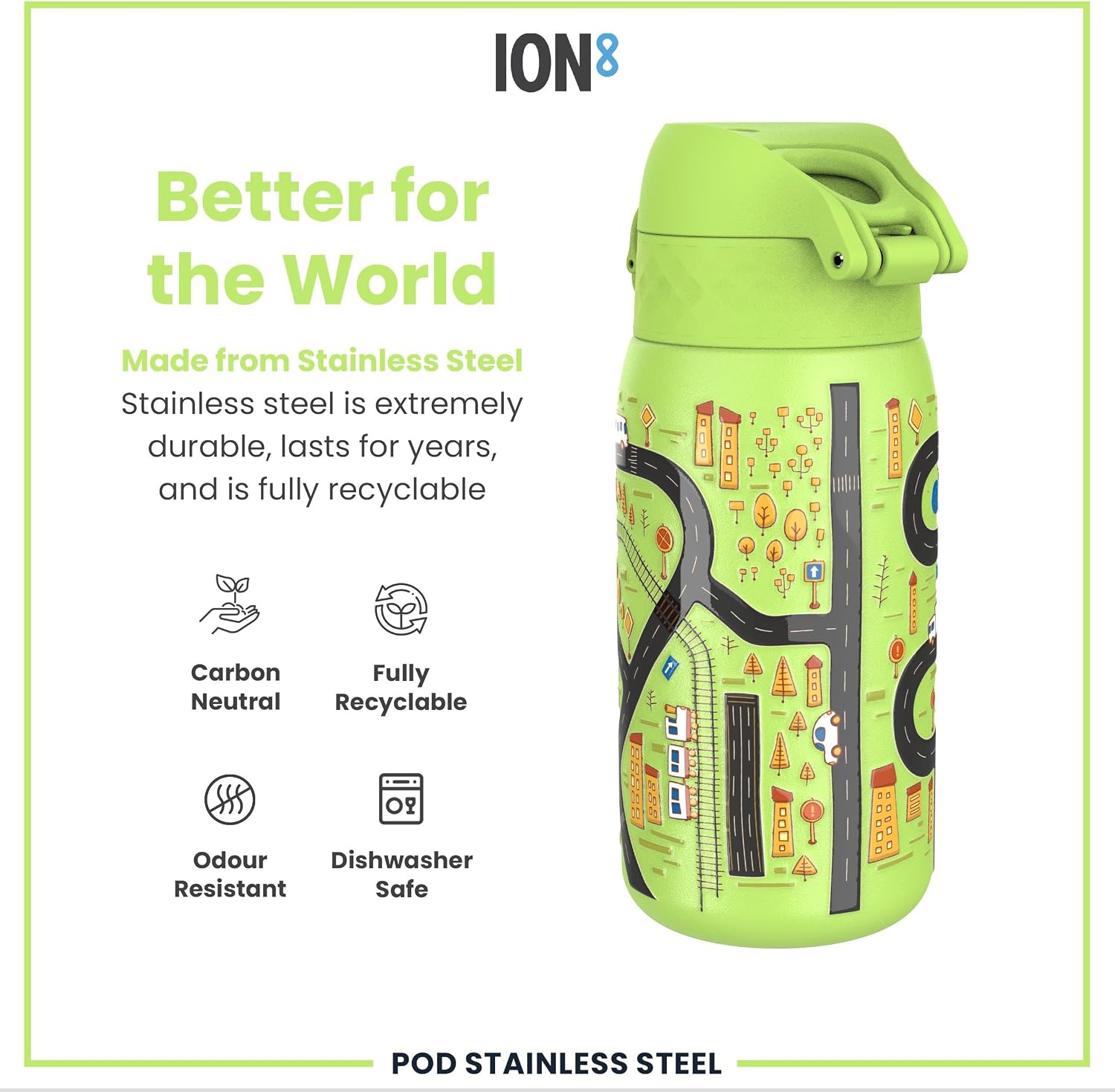 Thumbnail 4 de Ion8 Small Water Bottle: Leak-Proof, Dishwasher-Safe and Easy to Open