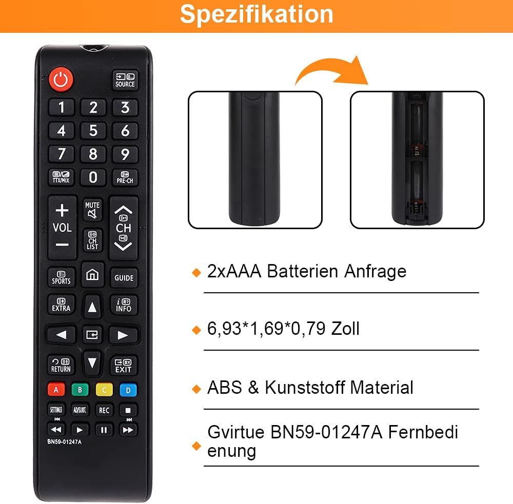 Thumbnail 5 de Gvirtue BN59-01247A Fernbedienung