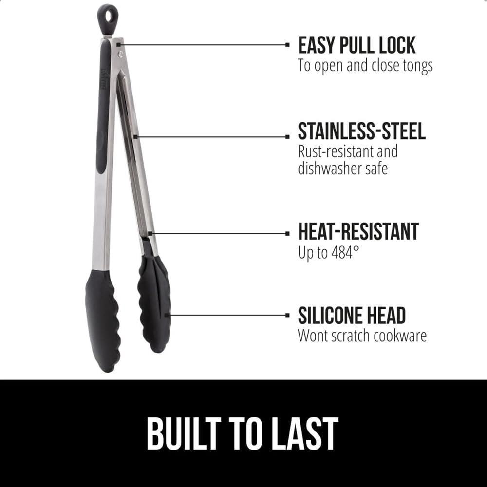 Detalle 2 de GORILLA GRIP Kitchen Tongs 7" & 9