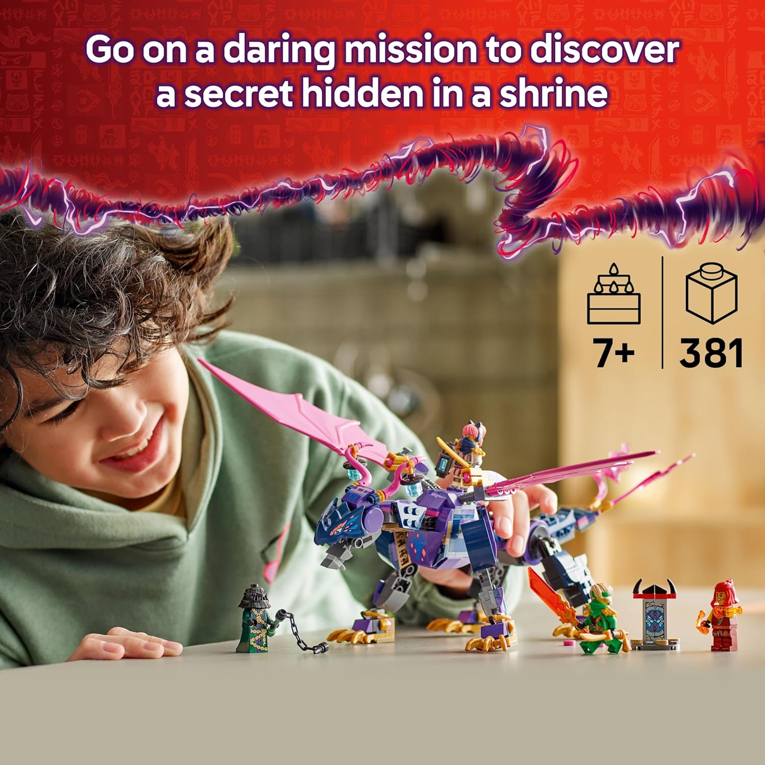 Thumbnail 1 de LEGO NINJAGO Rontu the Master Dragon Toy – 71842