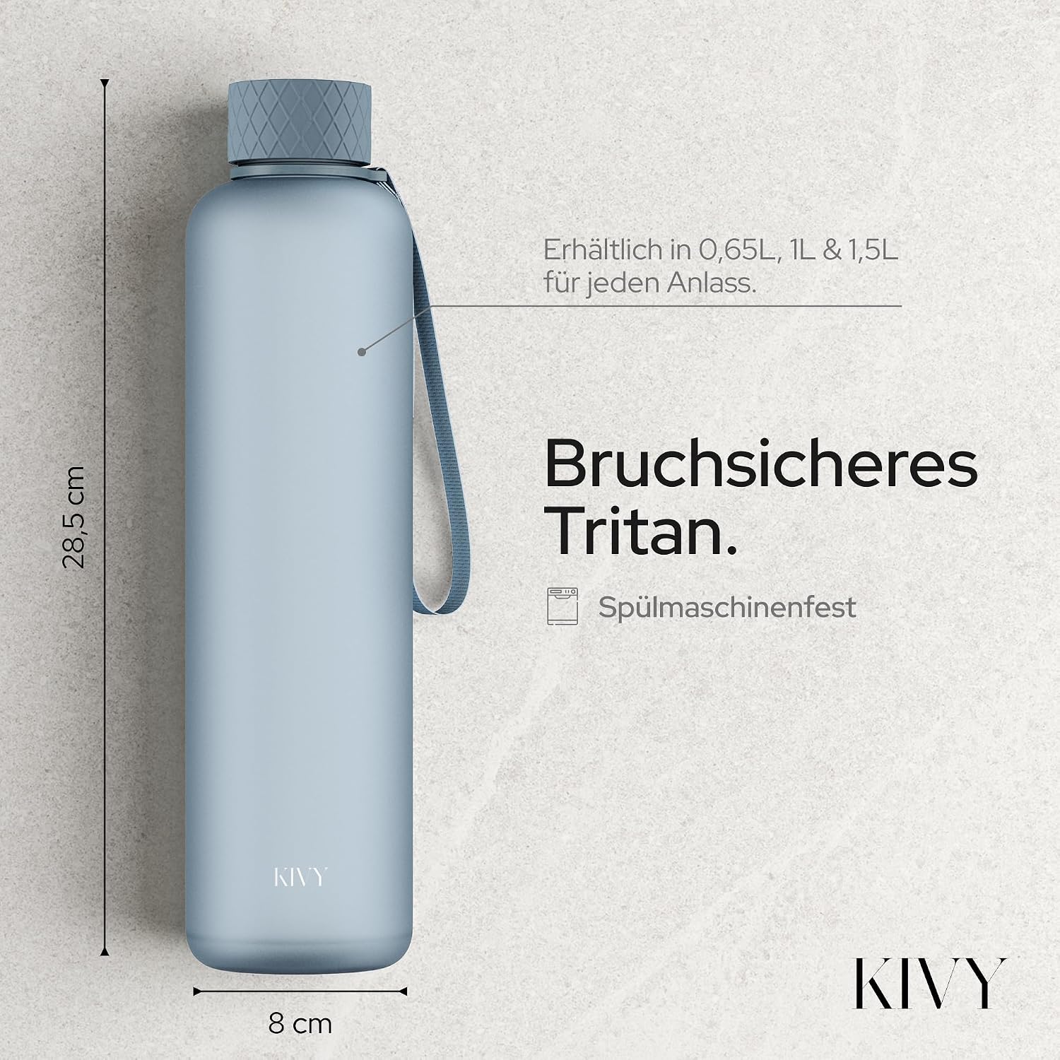 Thumbnail 1 de KIVY Tritan-Wasserflasche 1000 ml 🚰
