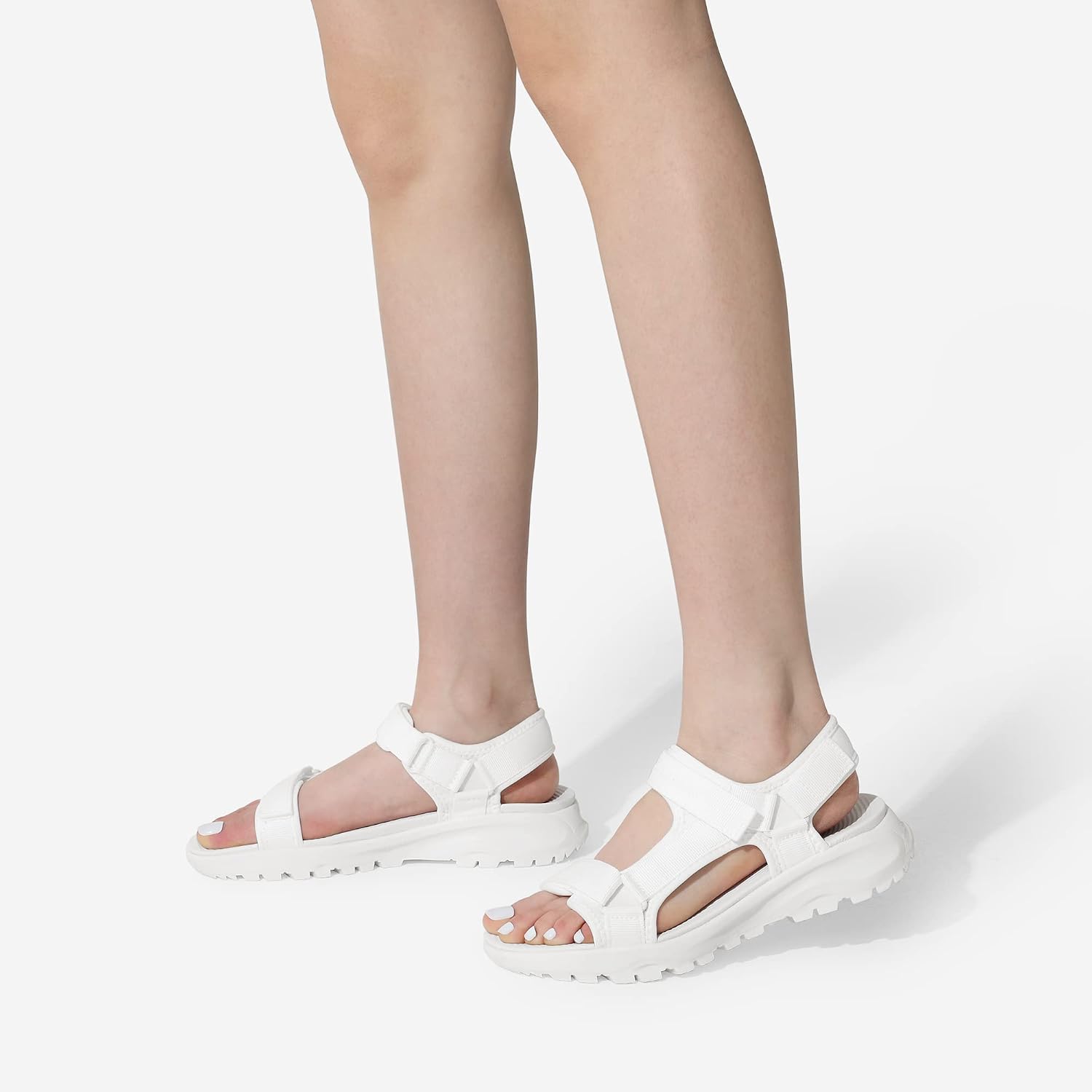 Detalle de DREAM PAIRS Sandali Sportivi Piatti Donna – Leggeri, Comodi e Versatili per Estate