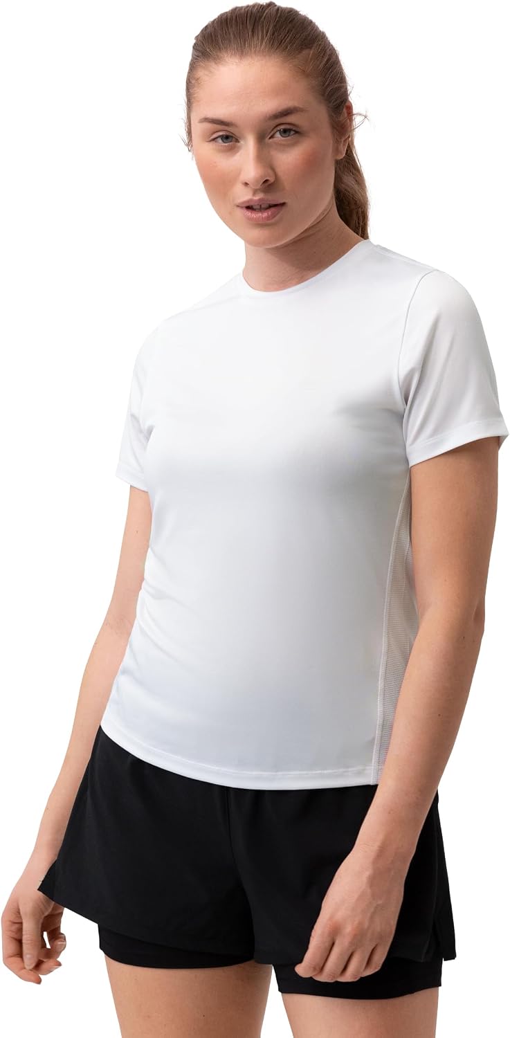 Detalle de DANISH ENDURANCE T-Shirt Femme Sport Technique — Ultra Respirant, Léger et Confortable