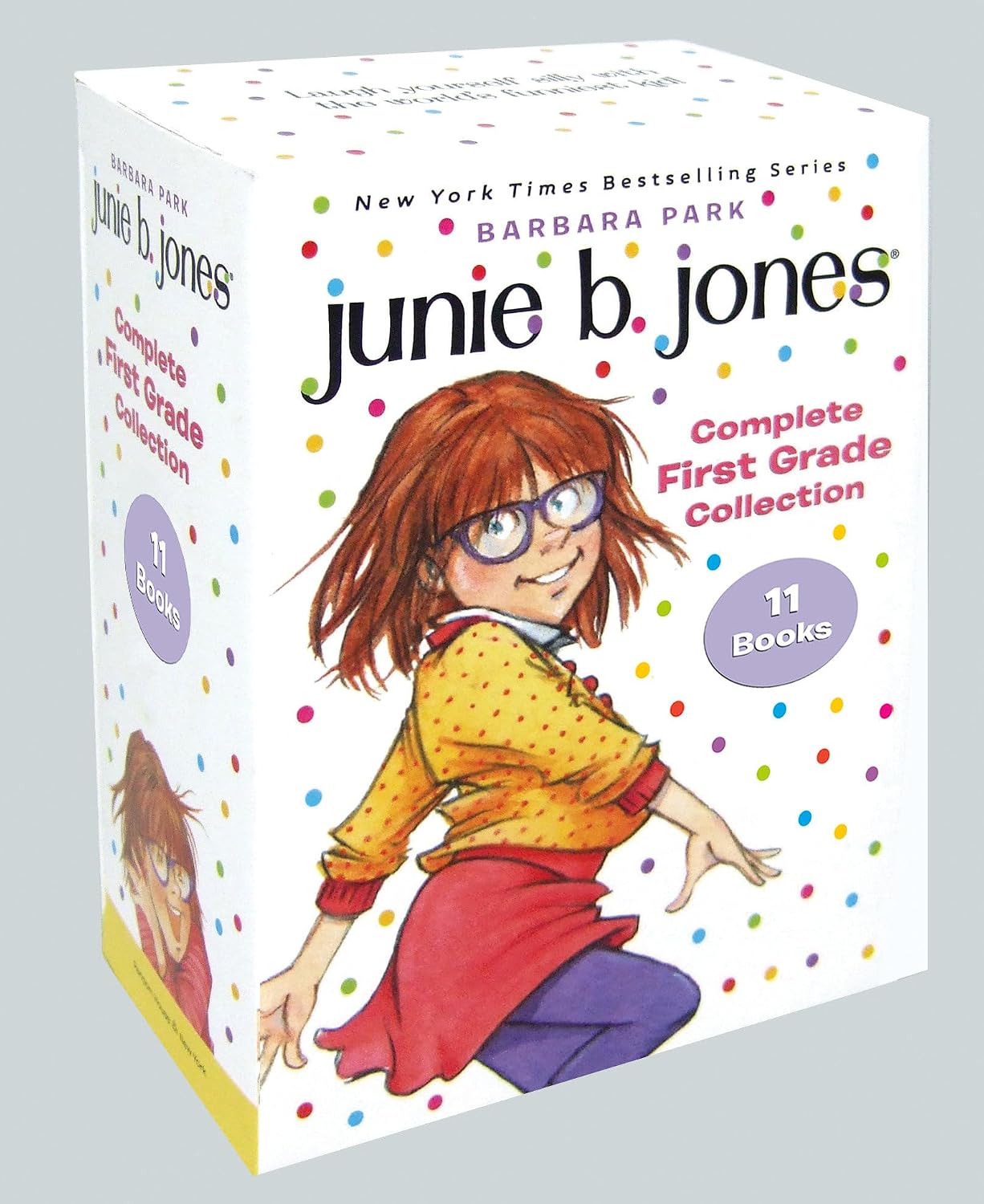 Detalle de Junie B. Jones Complete First Grade Collection, Books 18–28 Paperback Boxed Set