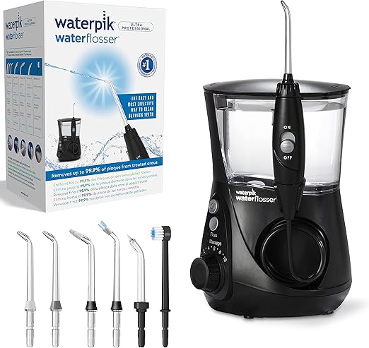 Detalle de Waterpik Ultra ☕ Irrigador Dental Sobremesa con 10 Velocidades