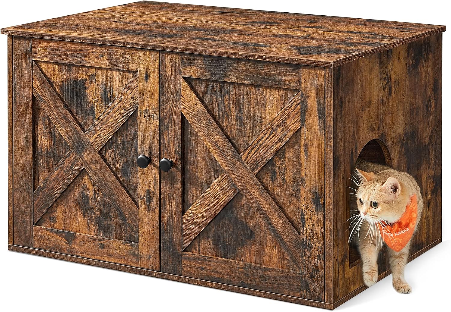 Detalle de Feandrea Cat Litter Box Enclosure 31.5 x 20.9 x 19.7 Inches