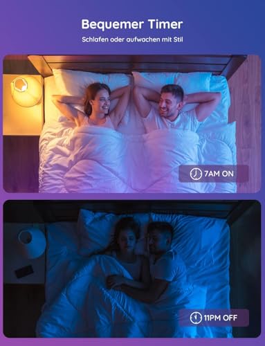 Detalle de Govee Smart Glühbirne E27 (2er Set) – WLAN LED RGBWW, 800 lm, dimmbar
