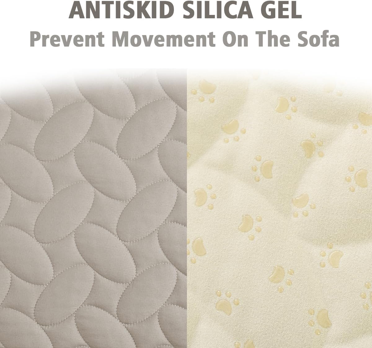 Detalle de Ameritex Waterproof Pet Bed Cover Anti-Slip Dog Bed Blanket for Sofa and Furniture (Khaki, 30x70 Inch) – Pack of 1