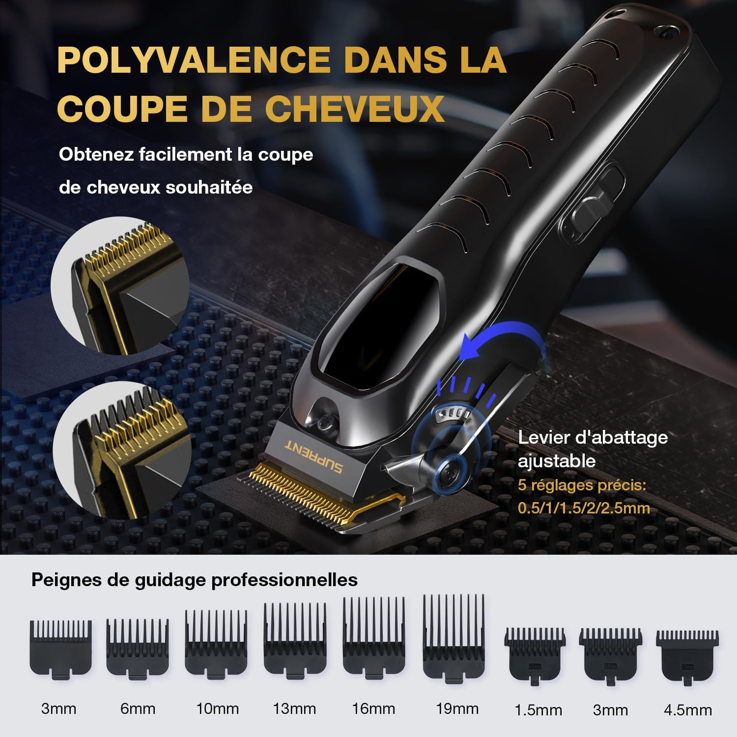 Detalle de SUPRENT Tondeuse Cheveux 3 heures ✂