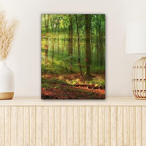Detalle de MuchoWow Impression toile 30x40 cm Forêt 🎨