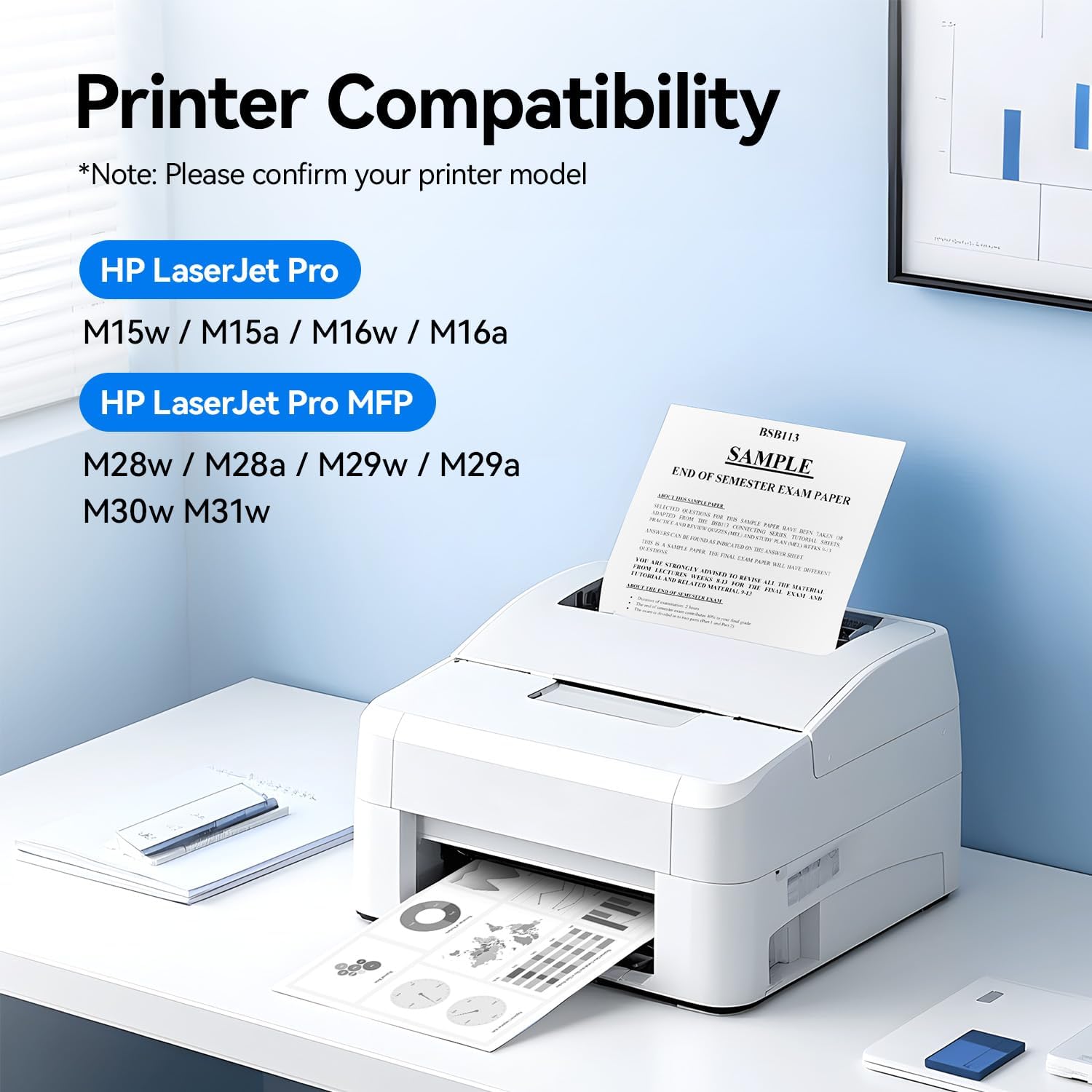 Thumbnail 1 de HP 48A Toner Cartridge Black 2-Pack, High Yield 🖨