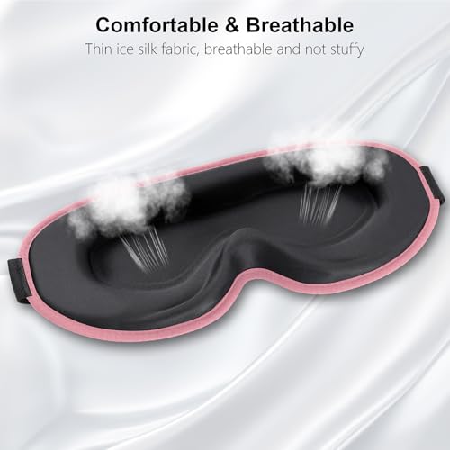 Thumbnail 5 de Gritin 100% Blackout Sleep Mask with Zero Eye Pressure – Breathable, Adjustable, Includes Earplugs