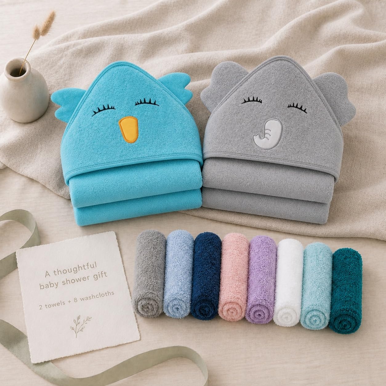 Thumbnail 6 de Cute Castle Baby Hooded Towels, Bamboo-Derived Rayon