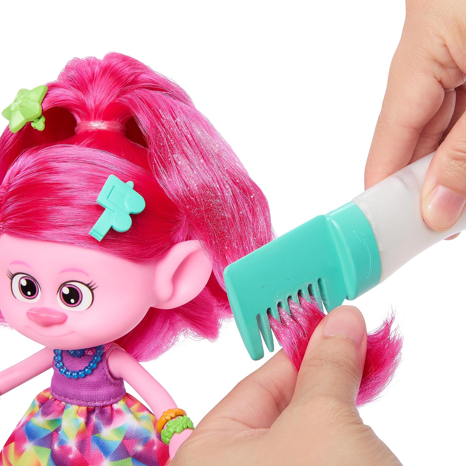 Detalle 2 de Mattel Trolls Poppy 15 accessoires