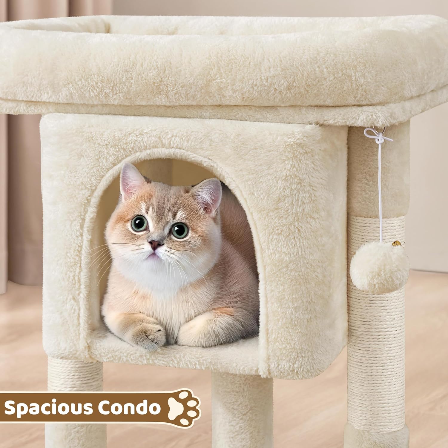 Thumbnail 4 de Yaheetech Cat Tree Tower 52 cm Top