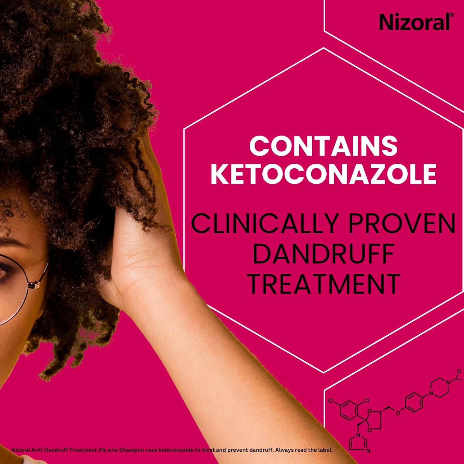 Thumbnail 4 de Nizoral Anti-Dandruff Treatment Shampoo (1 x 100ml) — Clinically proven for itchy, flaky scalps