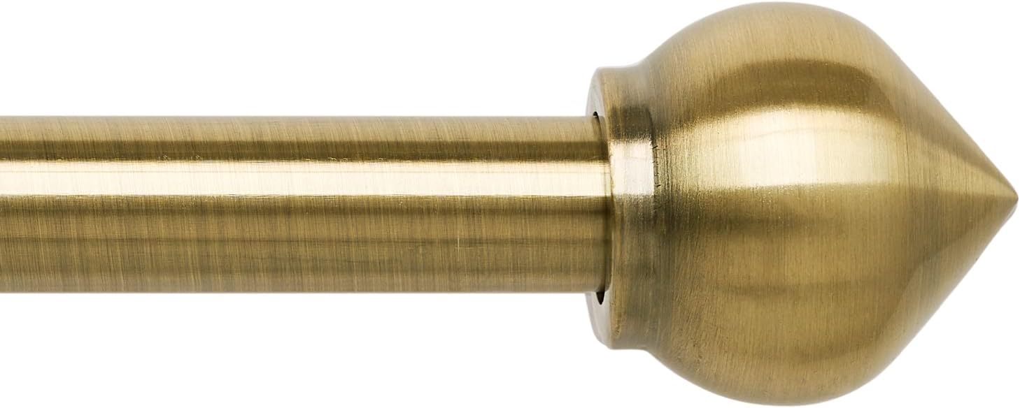 Detalle 2 de Curtain poles Gold Extendable Curtain Pole 76–132 cm with Ball Finials