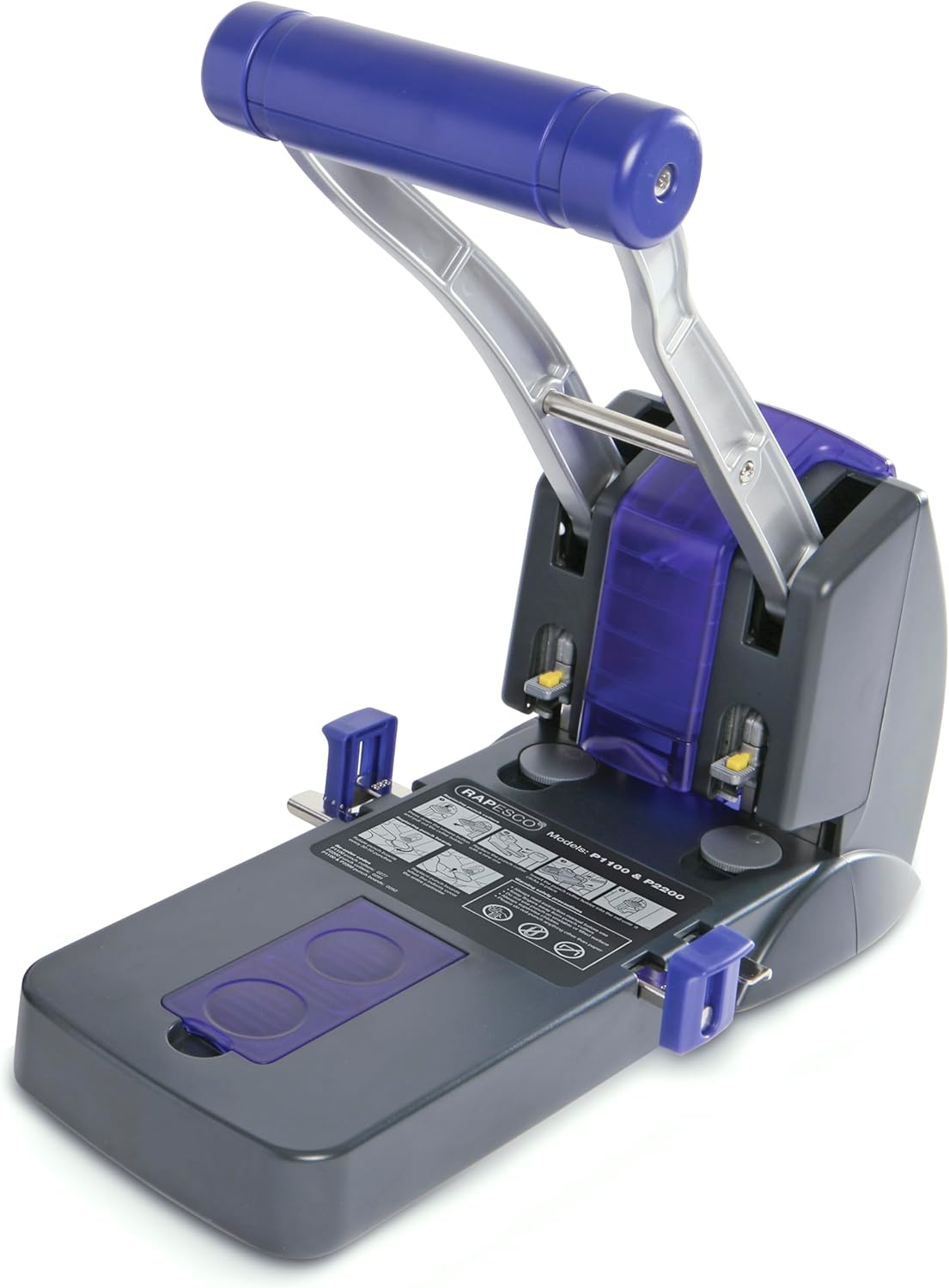 Thumbnail 1 de Rapesco PF220AP1 ECO P2200 : Perforatrice à 2 trous, haute capacité, noir et violet
