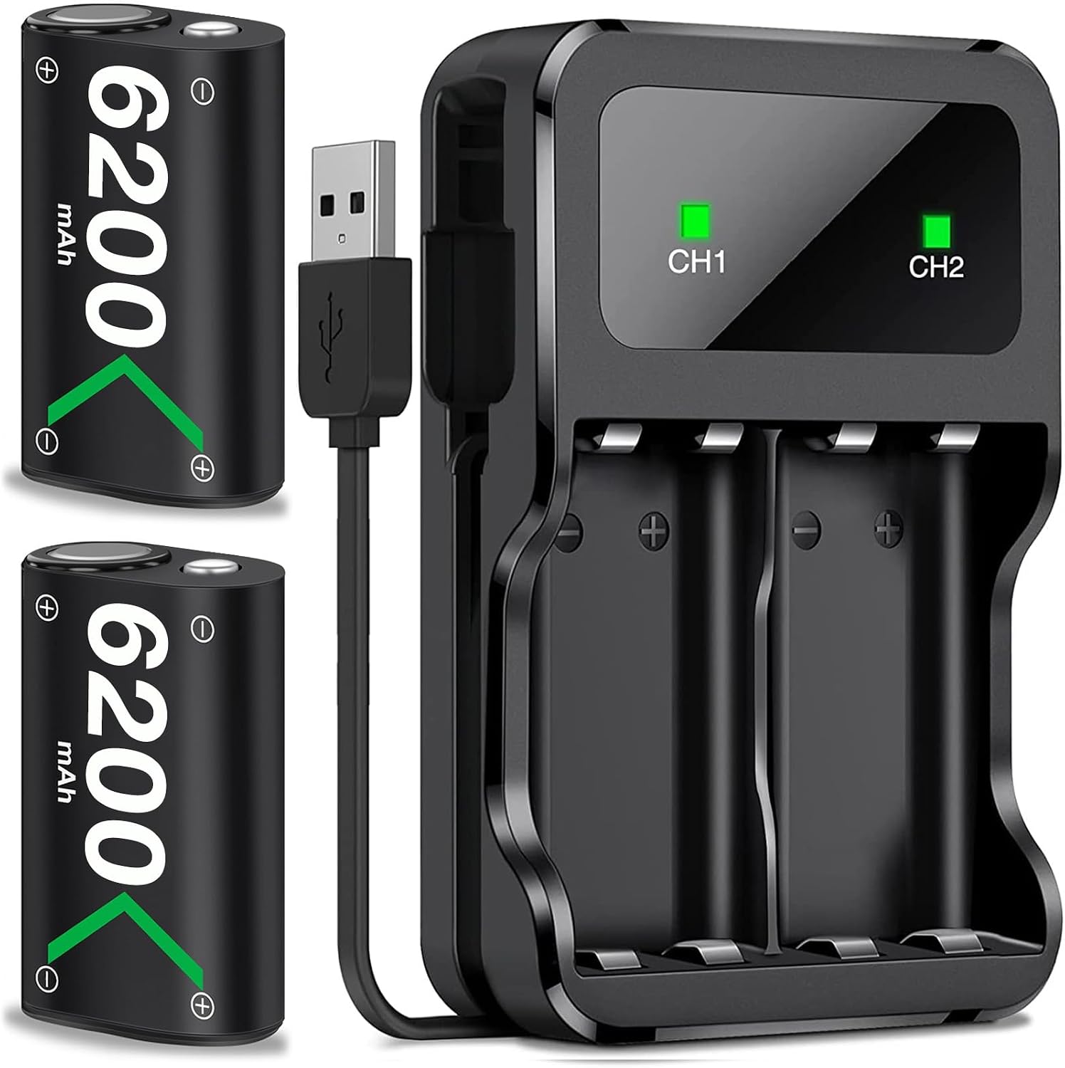 Detalle de Xbox Controller Rechargeable Battery Pack with Dock for Xbox Series X|S
