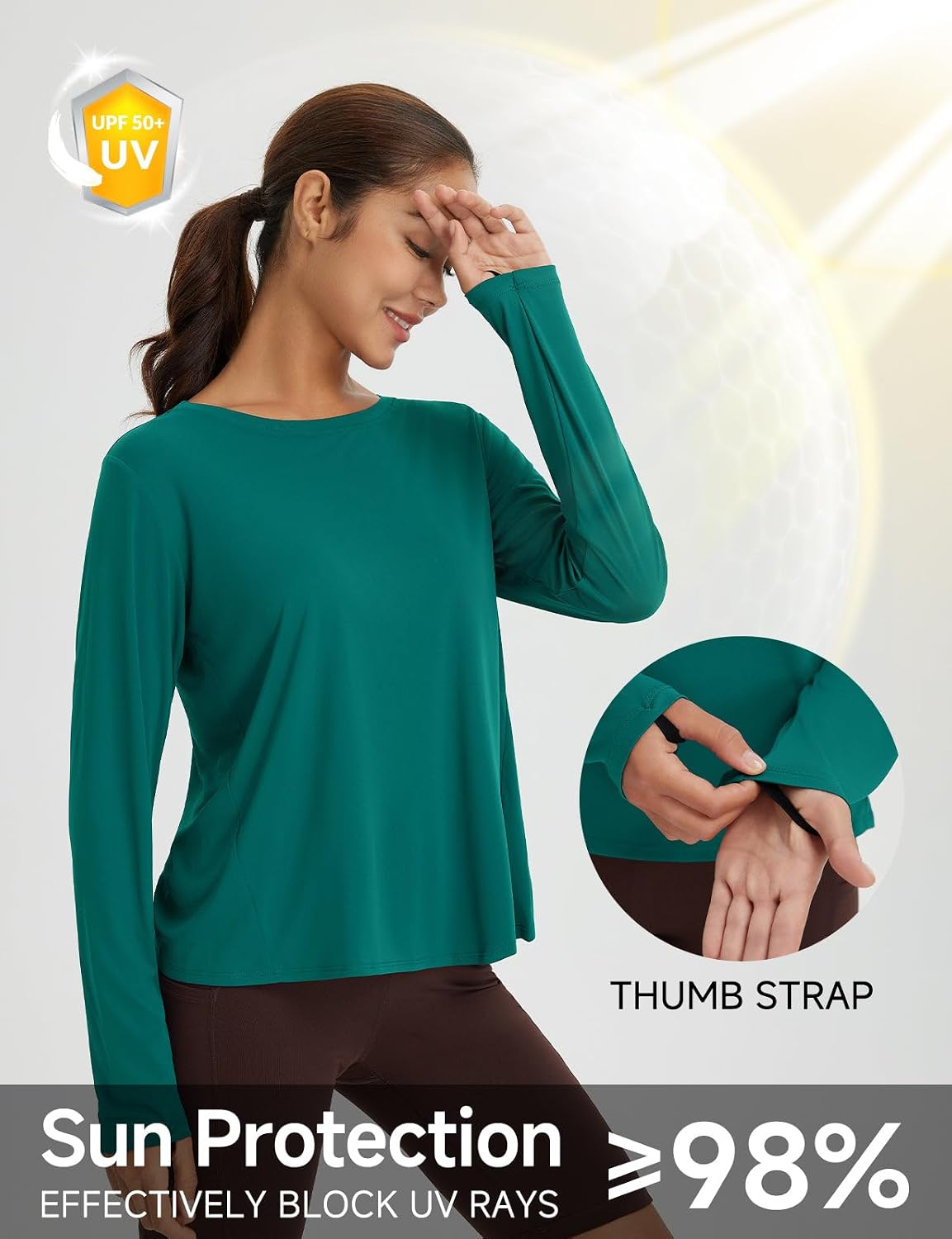 Thumbnail 5 de baleaf Women's Long Sleeve Workout Top UPF 50+