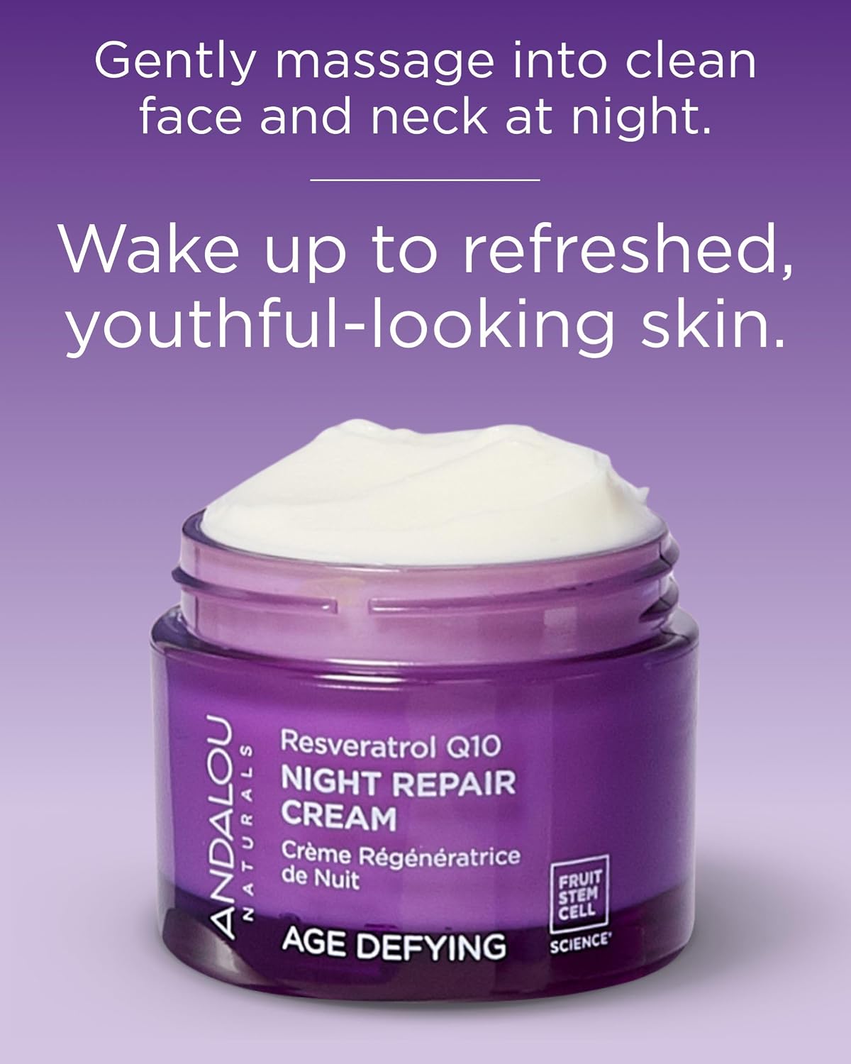 Detalle 2 de Andalou Naturals Night Repair Cream, 1.7 Ounce