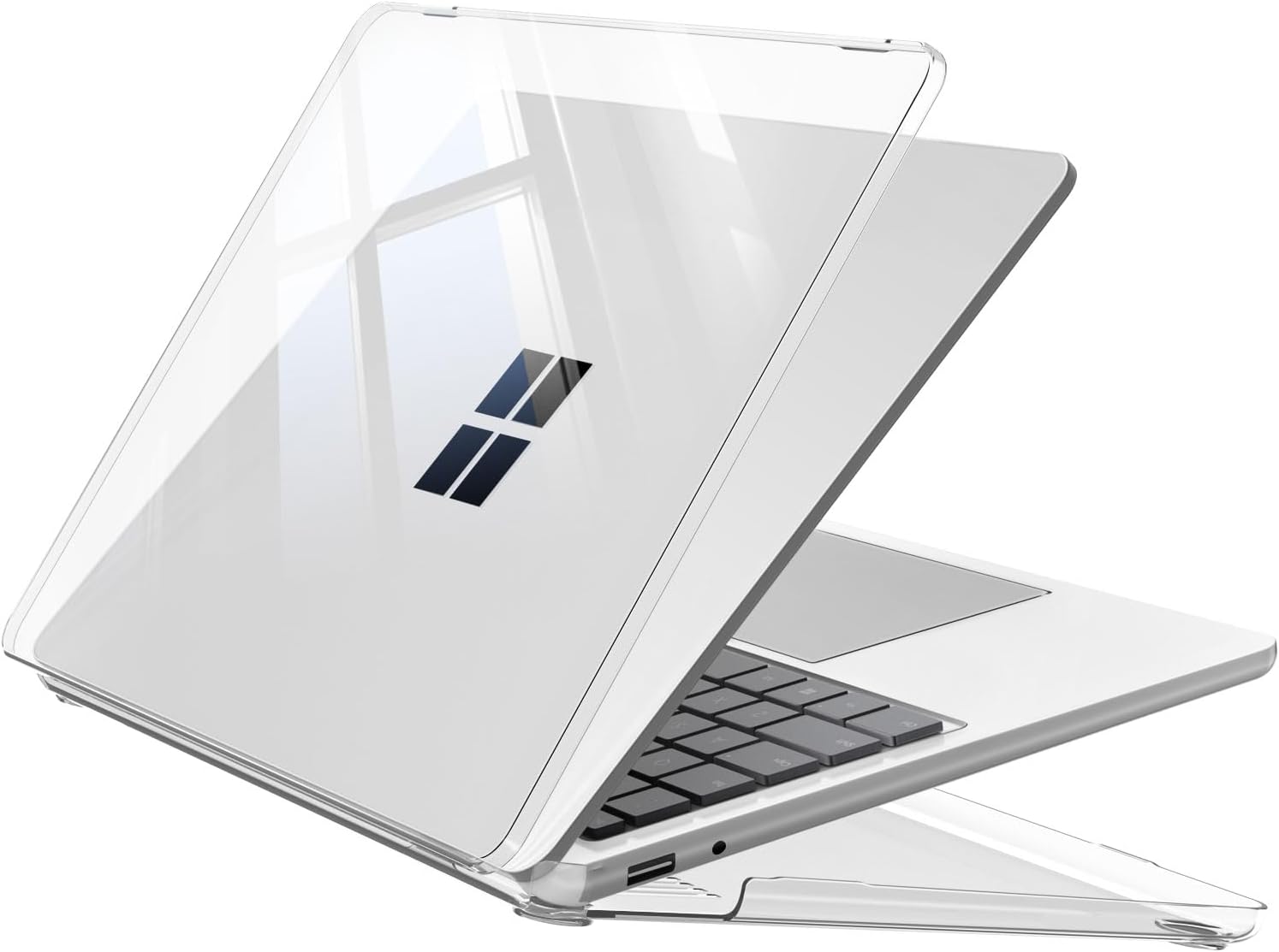 Thumbnail 6 de Fintie Hülle 13 Zoll Surface Laptop 2025 Modell 2095 – Ultradünne, transparente Snap-on Hülle