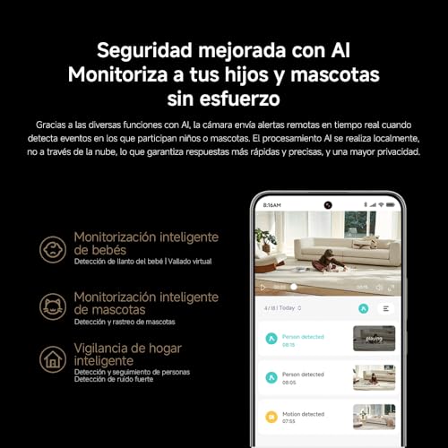 Thumbnail 7 de XIAOMI Smart Camera C701 4K 8MP: ficha de compra clara y práctica