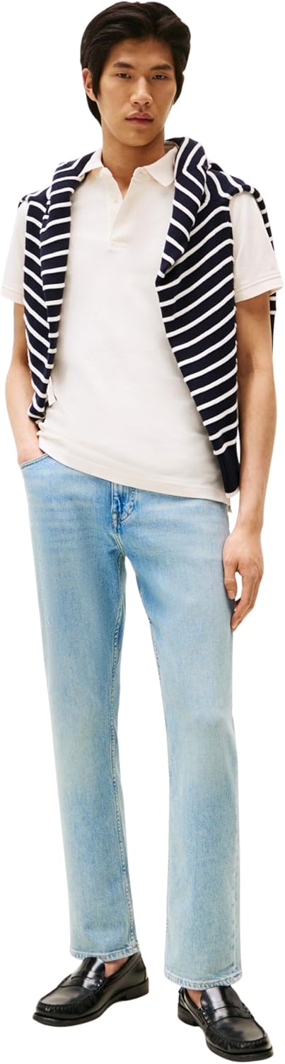 Thumbnail 3 de Tommy Hilfiger Herren Poloshirt Kurzarm 1985 Slim Slim Fit mit Stretch-Baumwollpike