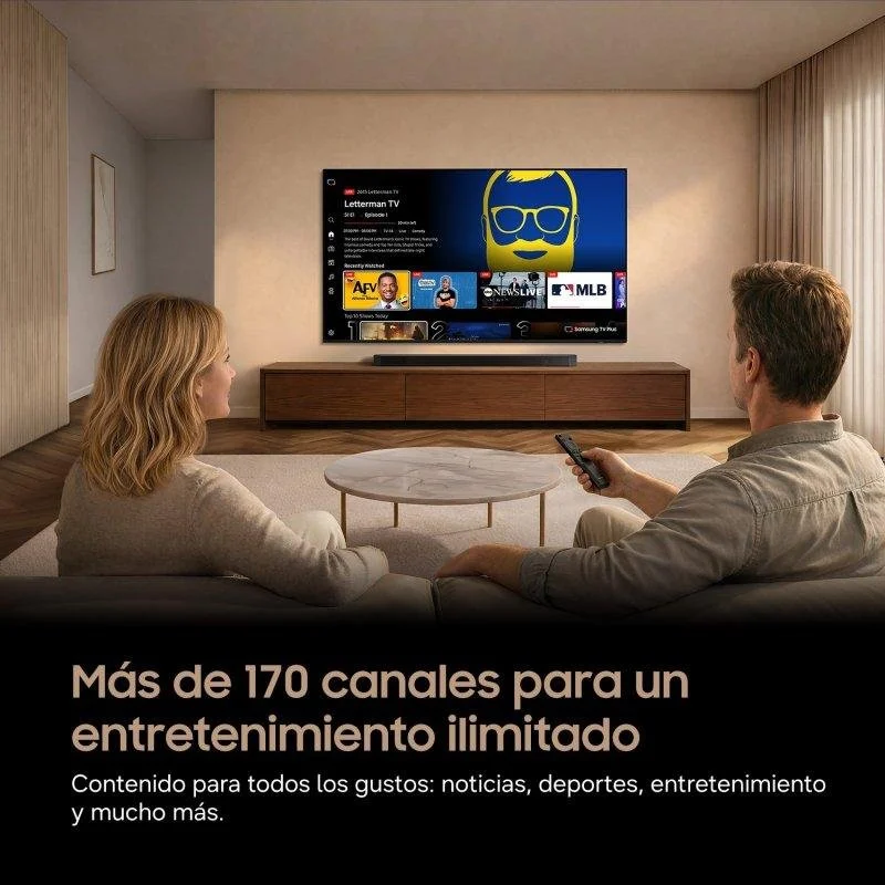 Detalle de Samsung TV Mini LED TU55M73HAUXXC (55"): gaming de alto rendimiento y cine en casa en 4K