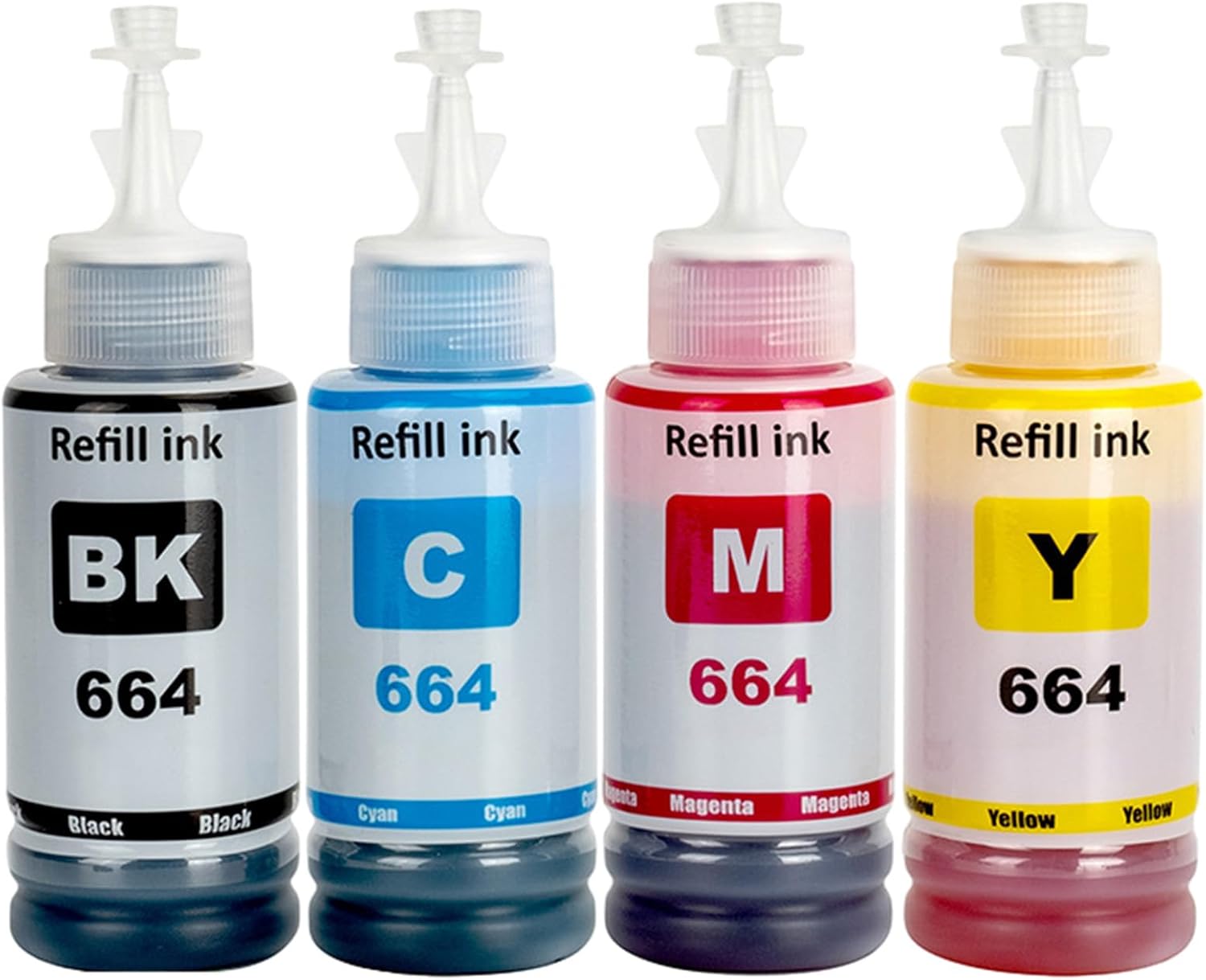 LAIPENG 664 inchiostro compatibile per stampanti Epson (4 colori BK/C/M/Y) per serie ET e L