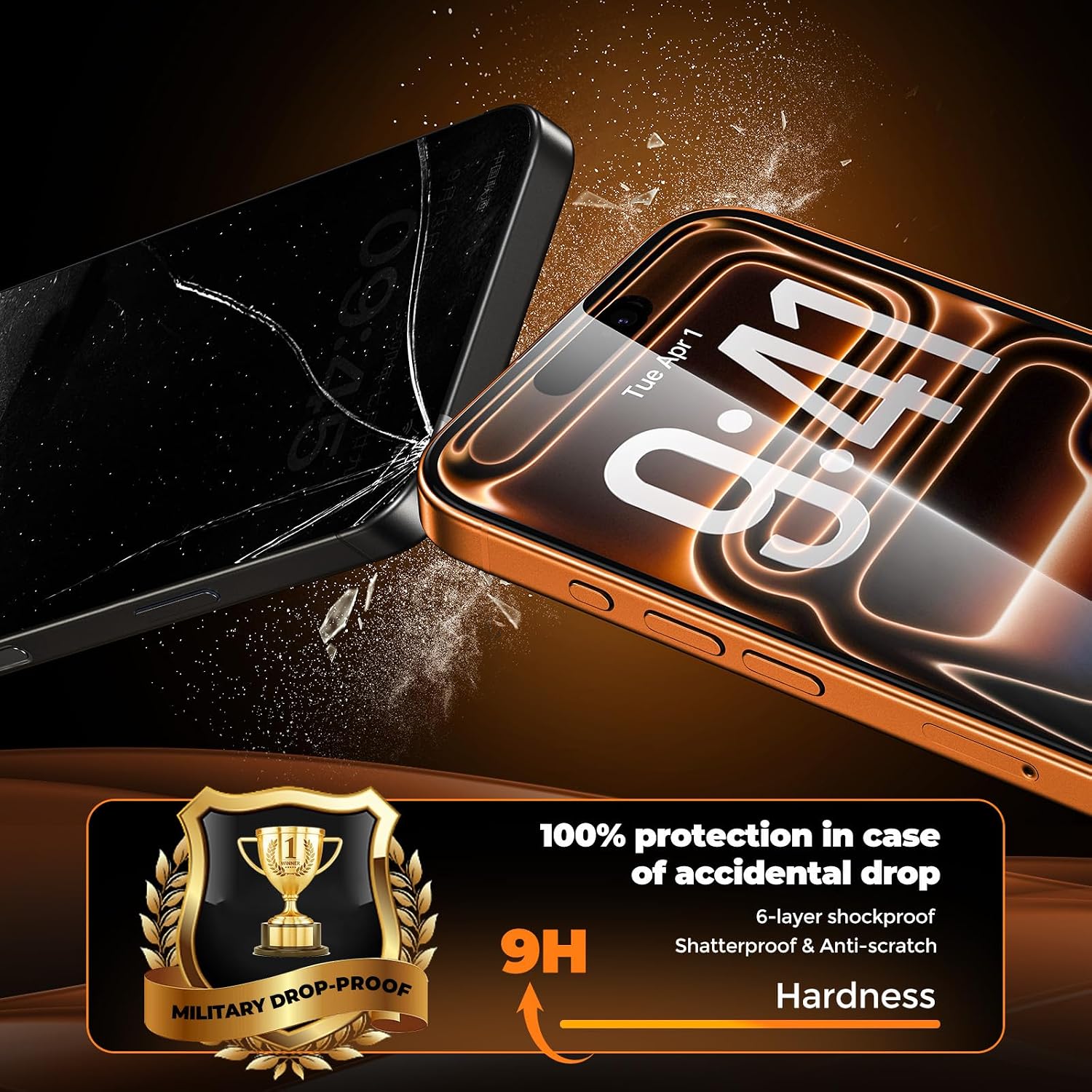Detalle 2 de UNBREAKcable iPhone 17 Pro Max Privacy 28°