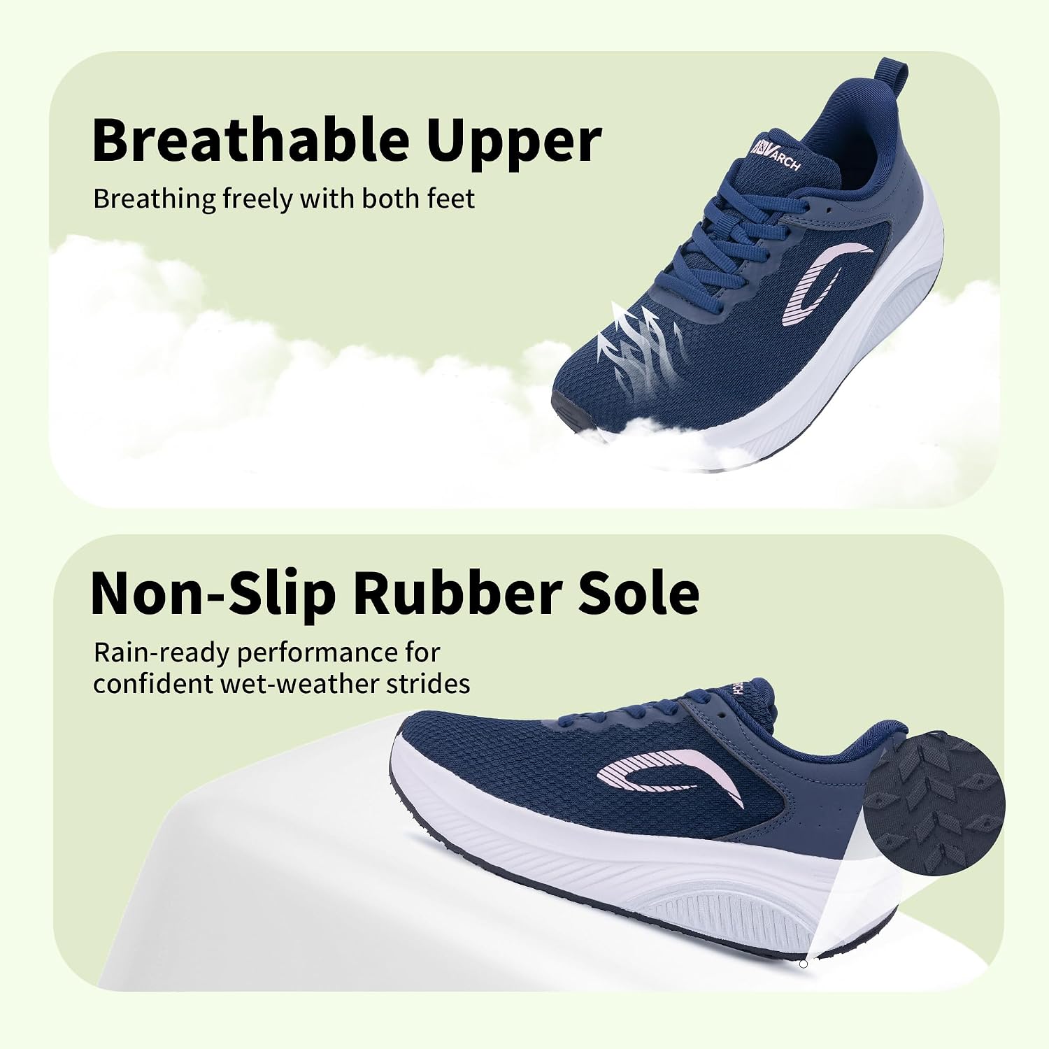 Detalle de W WINBET Walking Shoes, Wide Toe Box