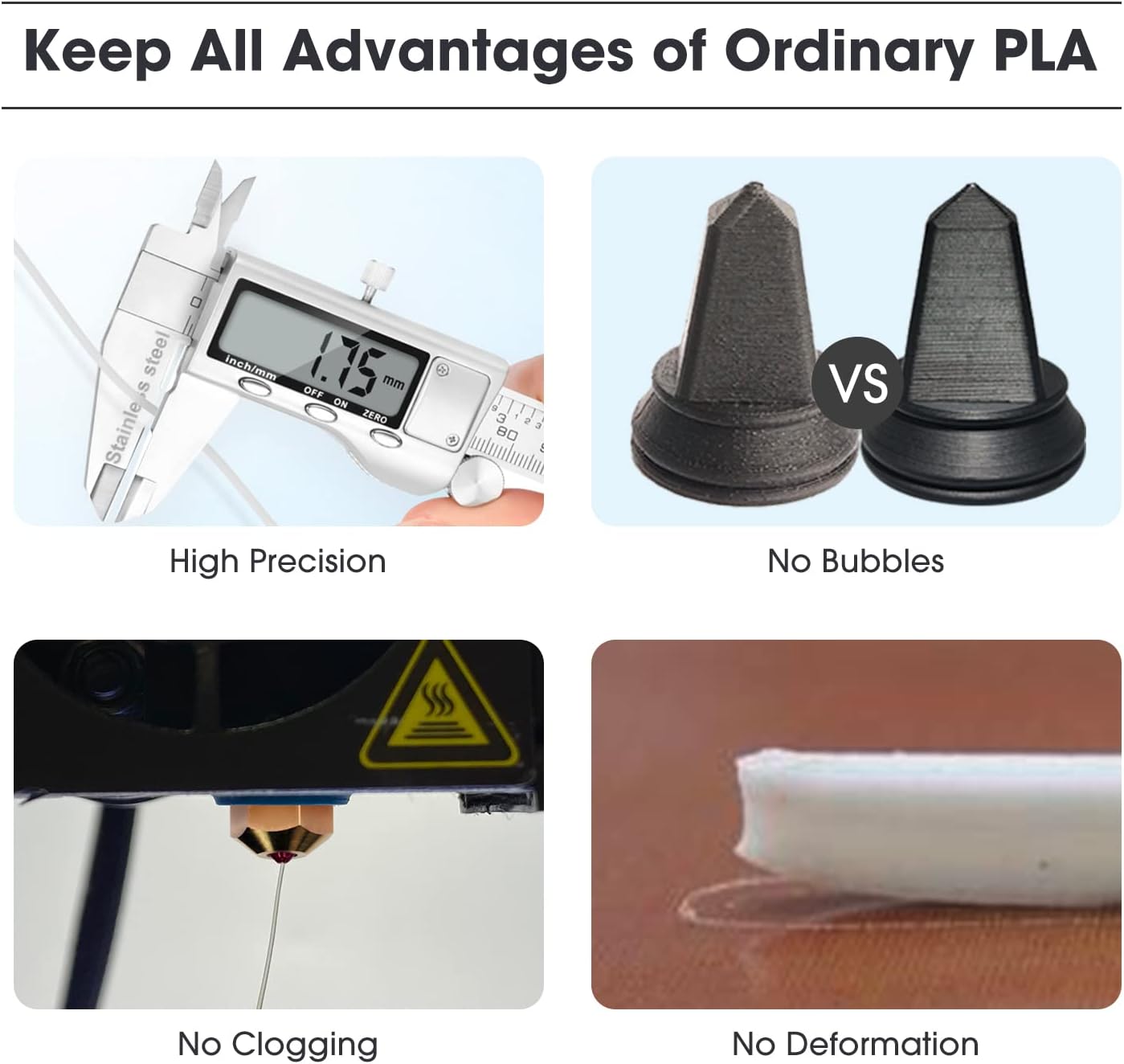 Thumbnail 5 de eSUN PLA+ Filament 1.75mm Enhanced Toughness