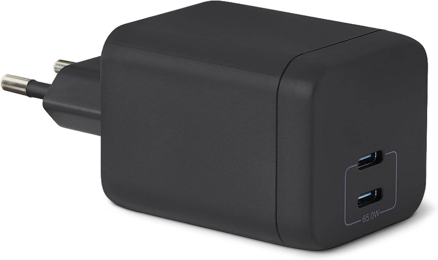 Detalle de Amazon Basics Cargador USB-C Nano GaN 65W