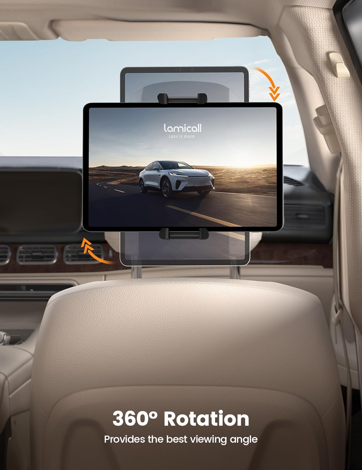 Thumbnail 1 de Lamicall Car Tablet Holder 360° rotating for iPad