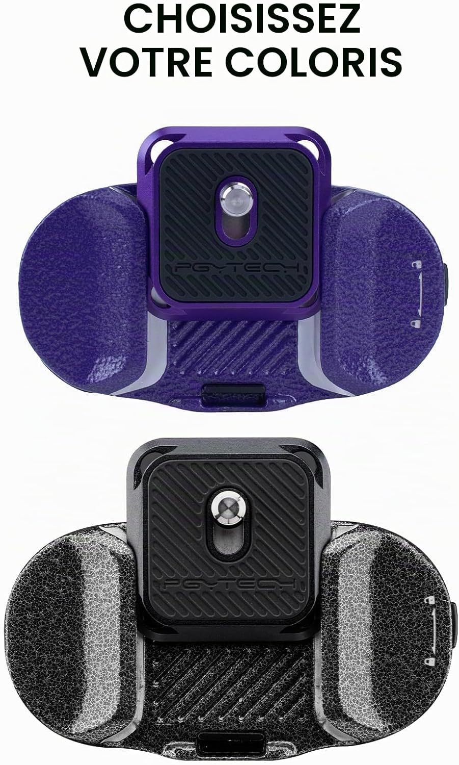 Detalle de PGYTECH Beetle Clip V2 maintien rapide pour appareil