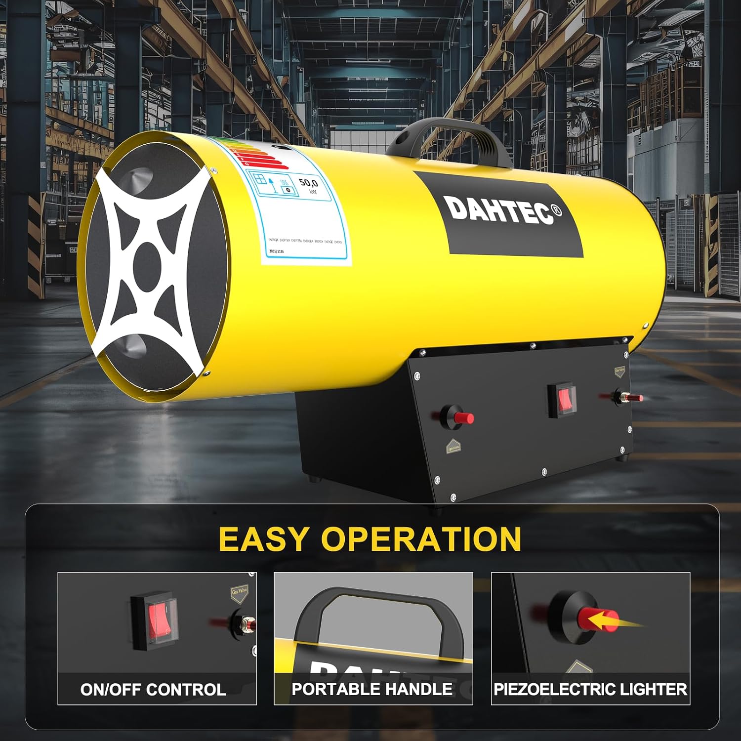 Thumbnail 2 de DAHTEC 50kW Gas Heater