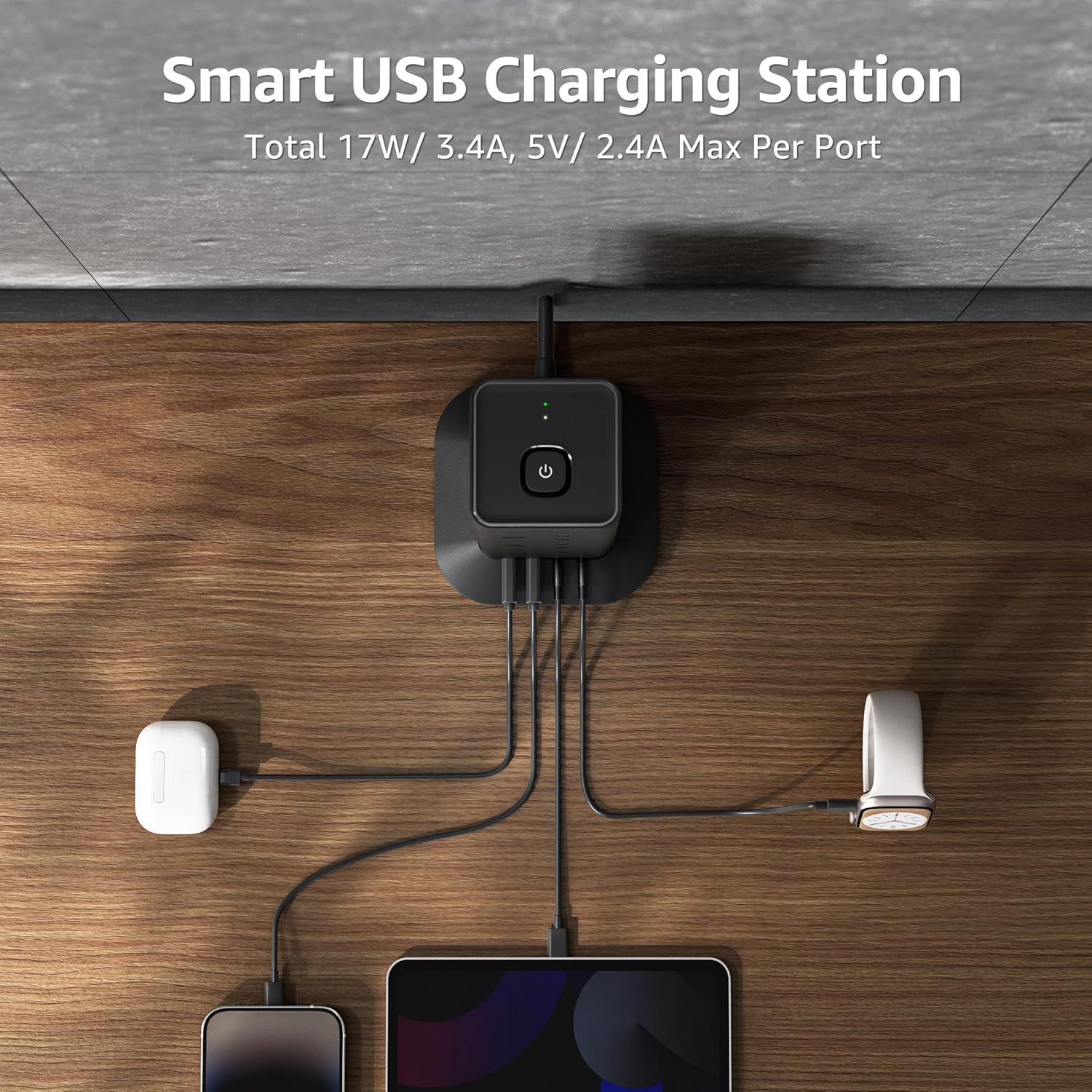 Thumbnail 4 de Hotimy 5M Tower Extension Lead with USB Slots